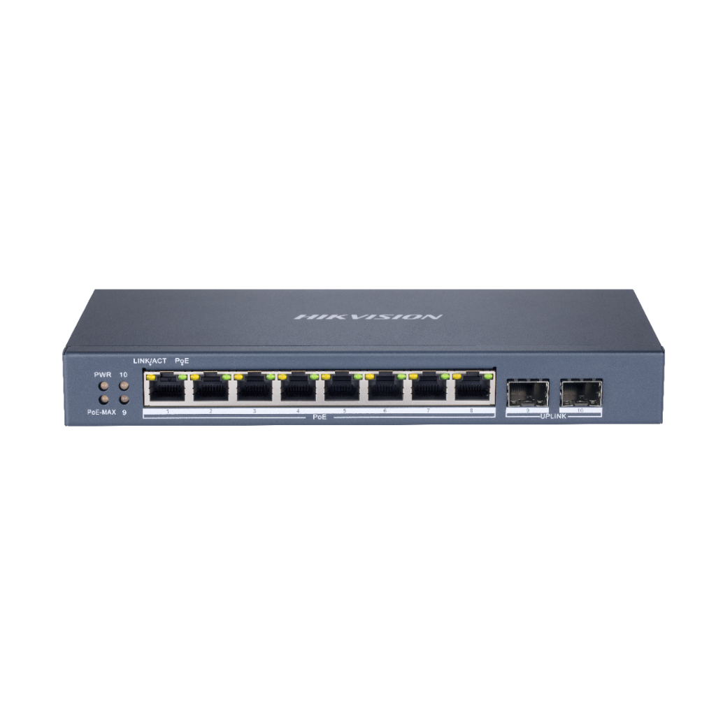 Switch 8 Port POE Gigabit Smart – DS-3E1510P-EI/M