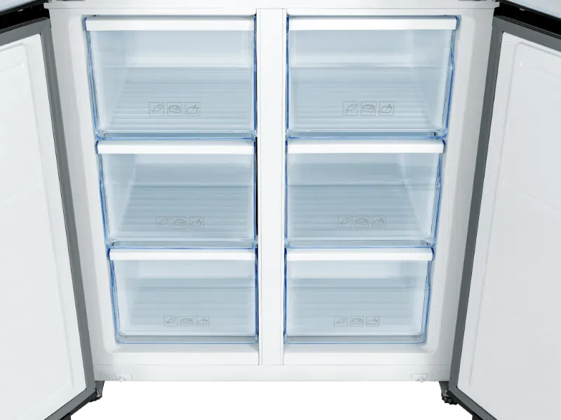 RÉFRIGÉRATEUR TCL 4 PORTES INOX 560 L BRUT – Image 2