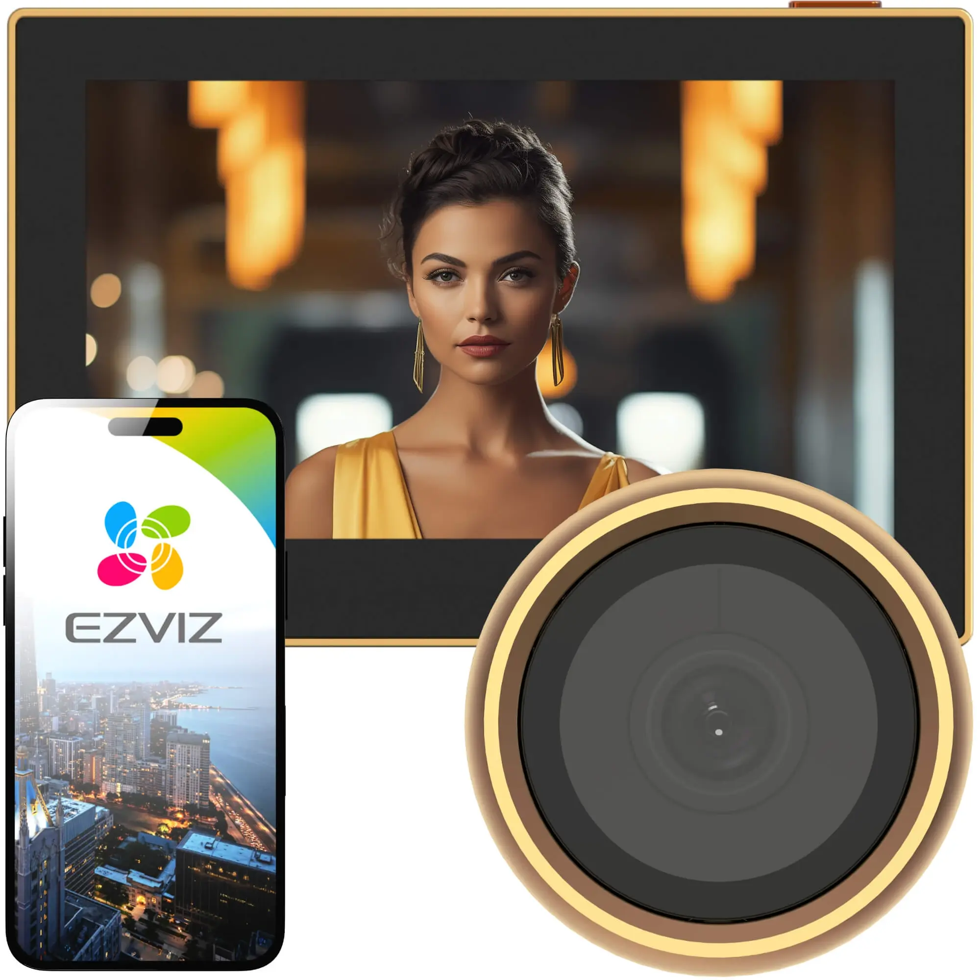 Écran intérieur EZVIZ HP2 Gold
