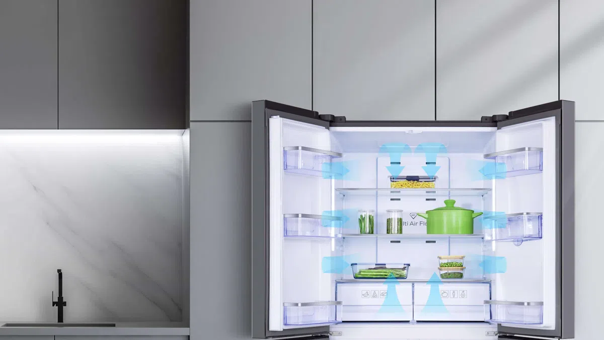 Réfrigérateur TCL 4 Portes Inox 560 L