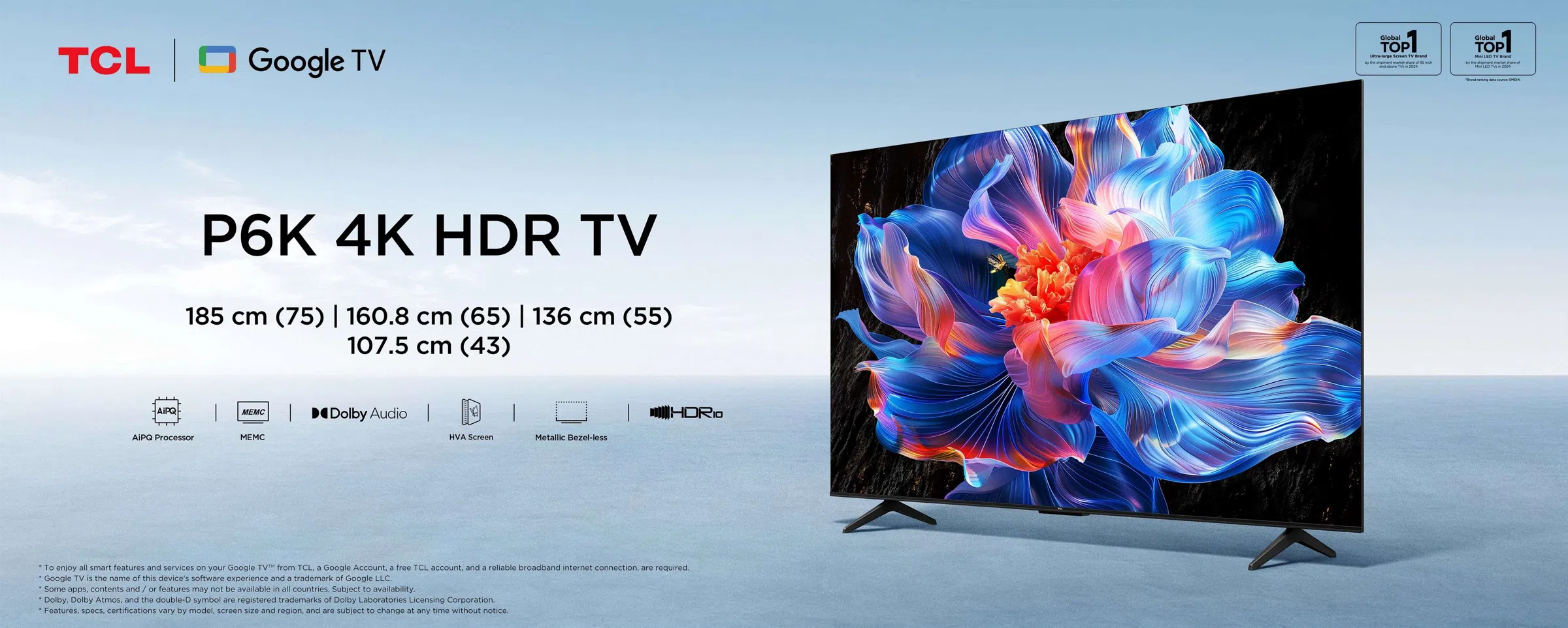 TV TCL 55 P6K