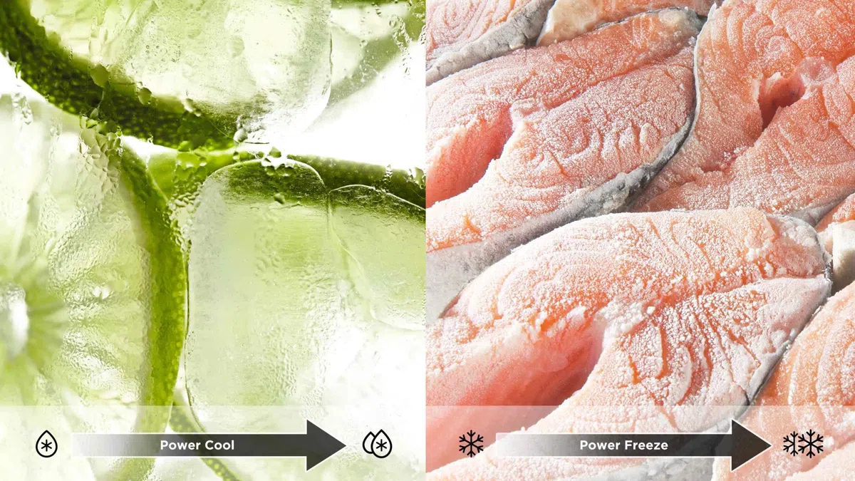 Réfrigérateur TCL Combiné Verre Blanc 410 L