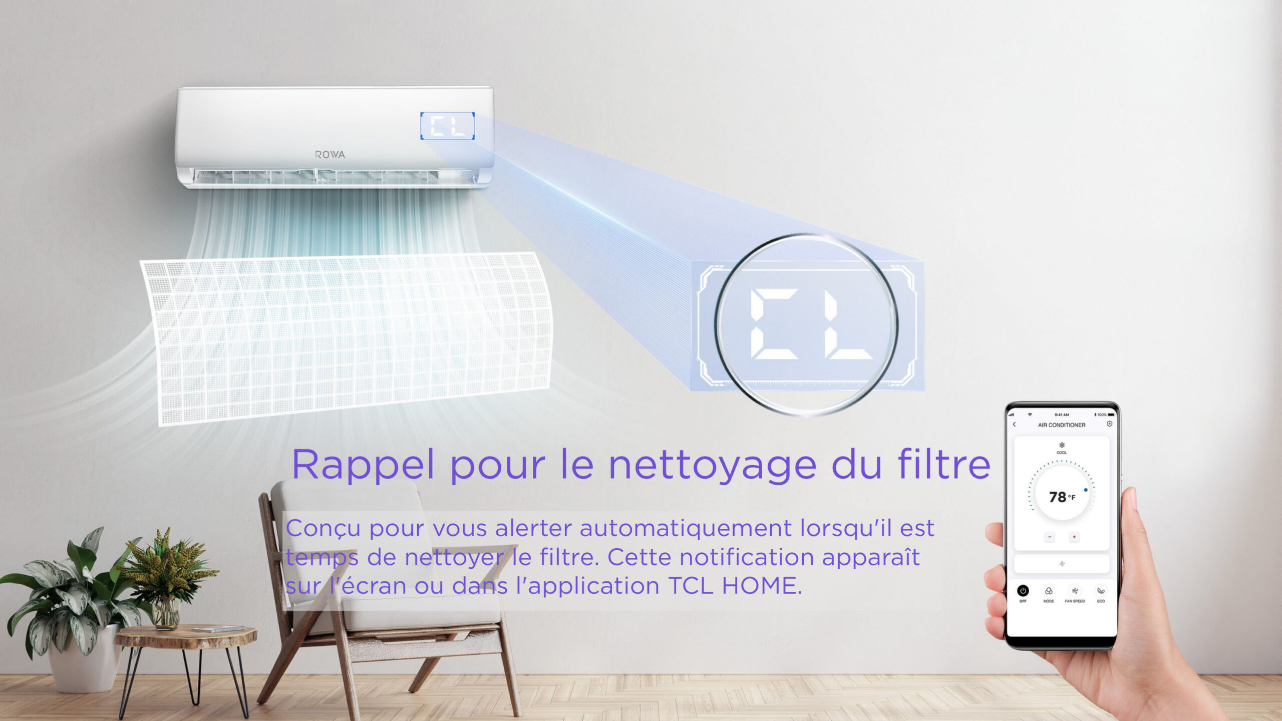 Pourquoi choisir TCL VOXIN 9000 BTU