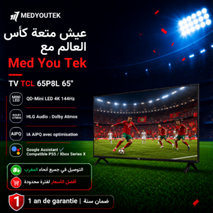 TV TCL 65P8L 65" SMART TV QD-MINI LED 4K GOOGLE TV 144Hz HDR10+ DOLBY VISION ONKYO