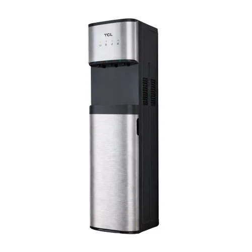 DISTRIBUTEUR D’EAU TCL À CHARGEMENT PAR LE BAS NOIR/SILVER EAU CHAUDE-FROIDE-TEMPÉRÉE AVEC UV ANTIBACTÉRIEN TY-LWYR110T