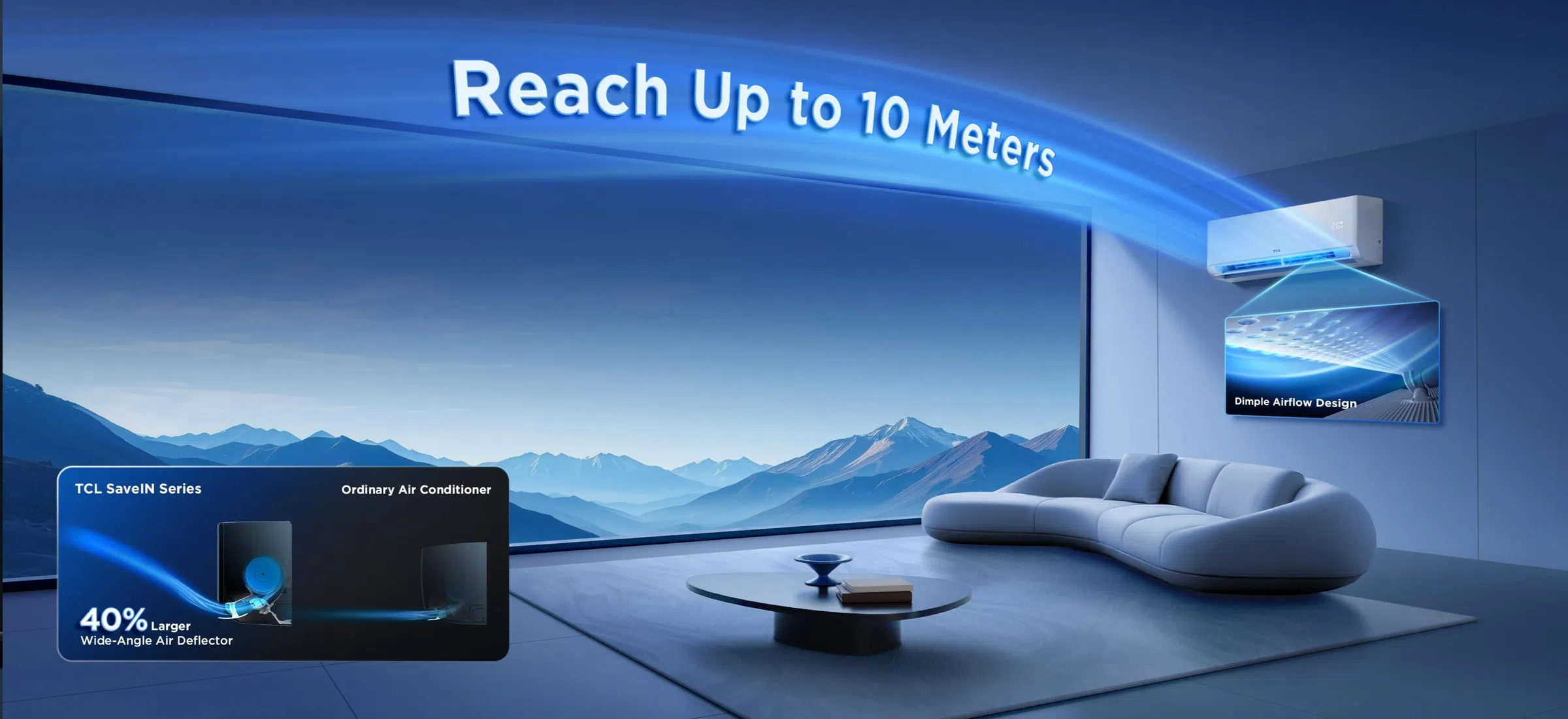 Pourquoi choisir TCL SaveIN 24000 BTU