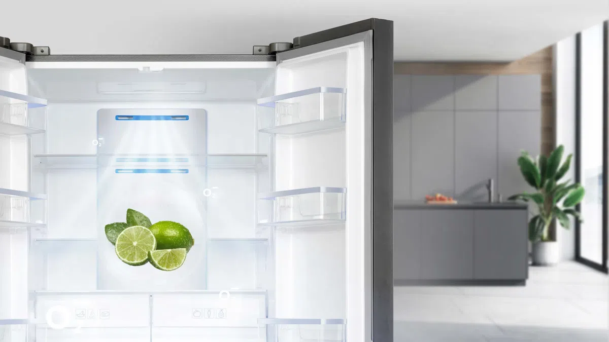 Réfrigérateur TCL Healthy Fresh P790SBS Side-by-Side inox