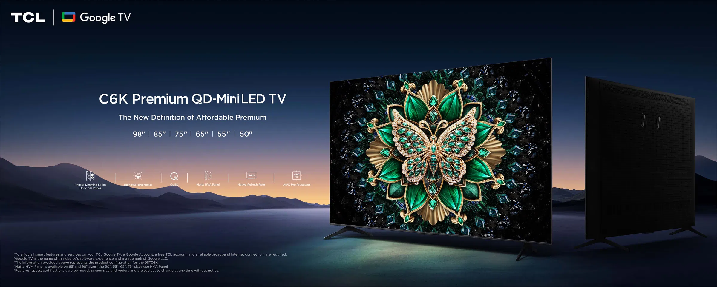 Gaming sur TV TCL 85C6K QD-Mini LED 144Hz